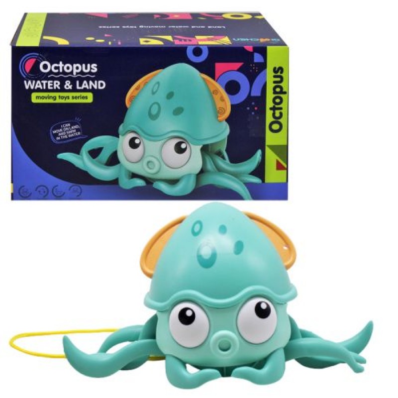 Заводна іграшка "Cute crab" (бірюзовий) Пластик Бірюзовий (223812)