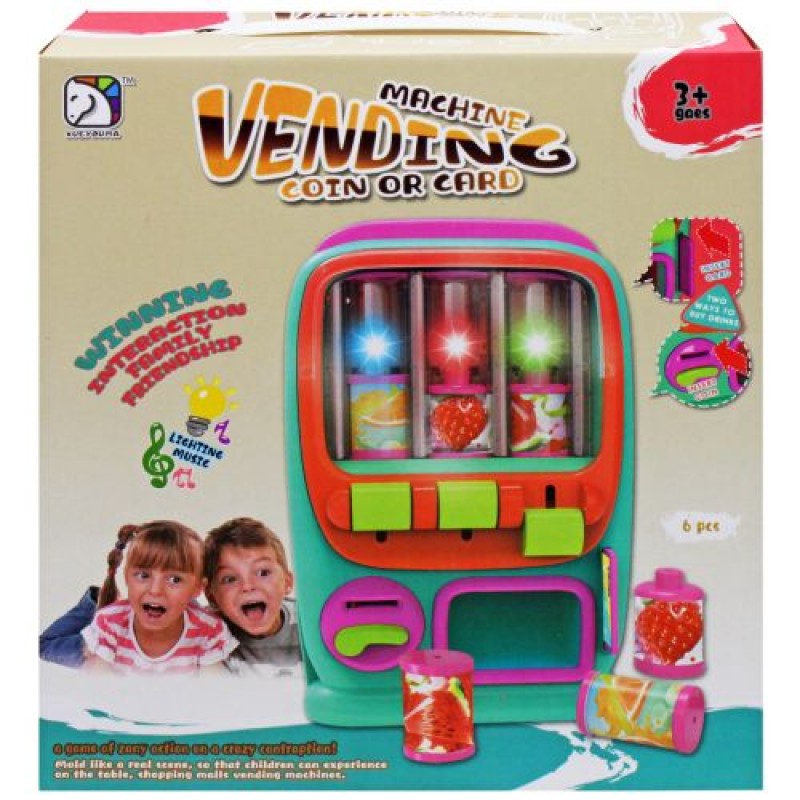 Автомат з газованою водою "Vending Machine", світло, звук Пластик Різнобарв'я (224223)