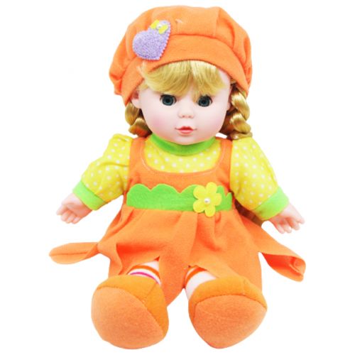 Мʼяка лялька "Lovely doll" (помаранчева) Комбінований Помаранчевий (224454)