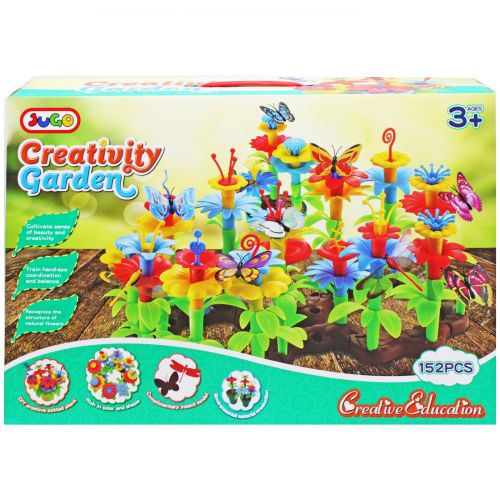 Конструктор "Creativity Garden" (152 дет) Пластик Різнобарв'я (226609)