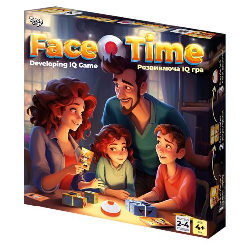 Развивающая настольная игра "Face Time" (укр) Комбінований Різнобарв'я (234723)