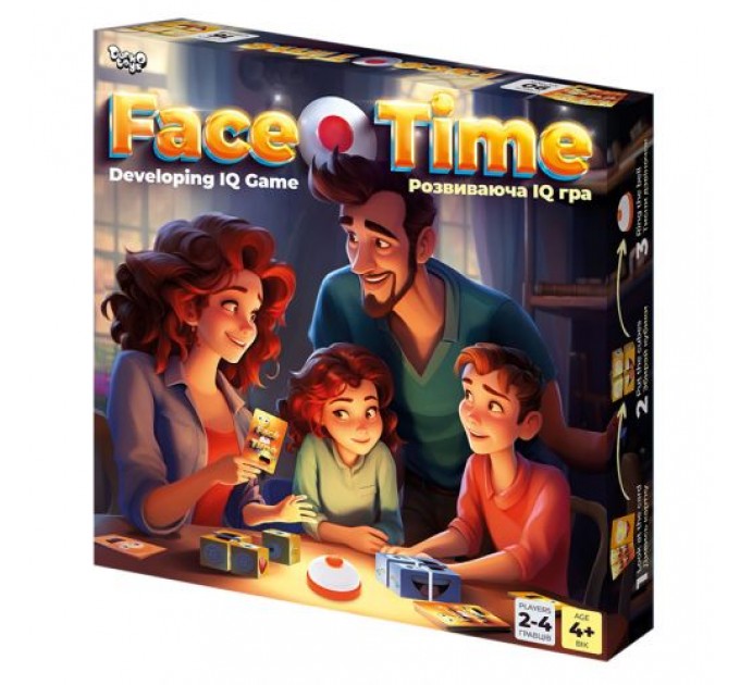 Развивающая настольная игра "Face Time" (укр) Комбінований Різнобарв'я (234723)