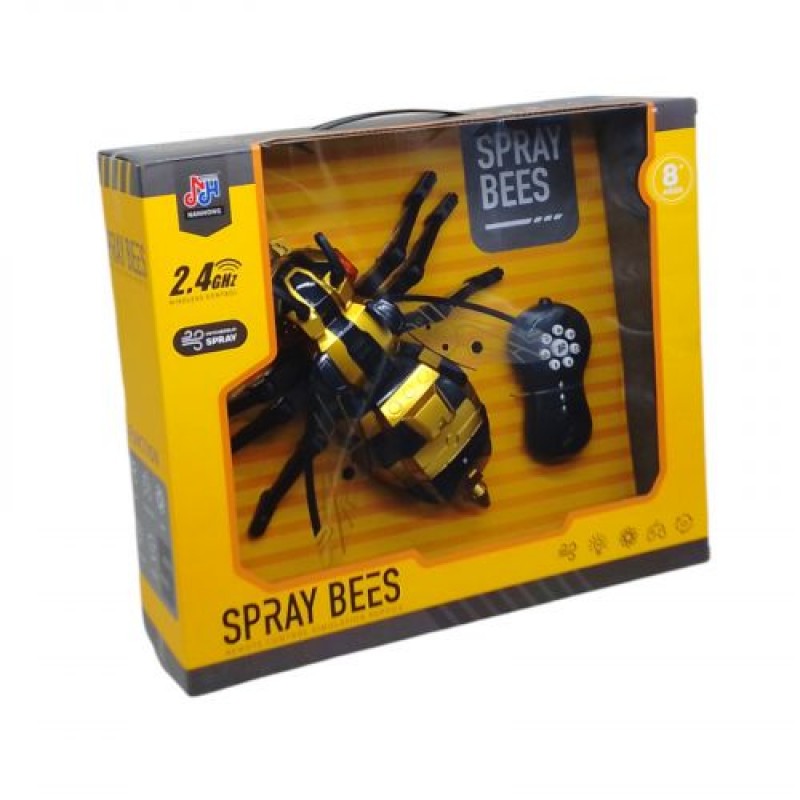 Бджола на радіокеруванні "Spray Bees" Пластик Жовтий (235502)