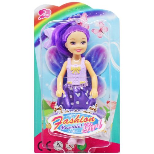Уцінка. Лялька "Fashion girl: Фея", 13,5 см, фіолетова - пошкоджений блiстер (236425)