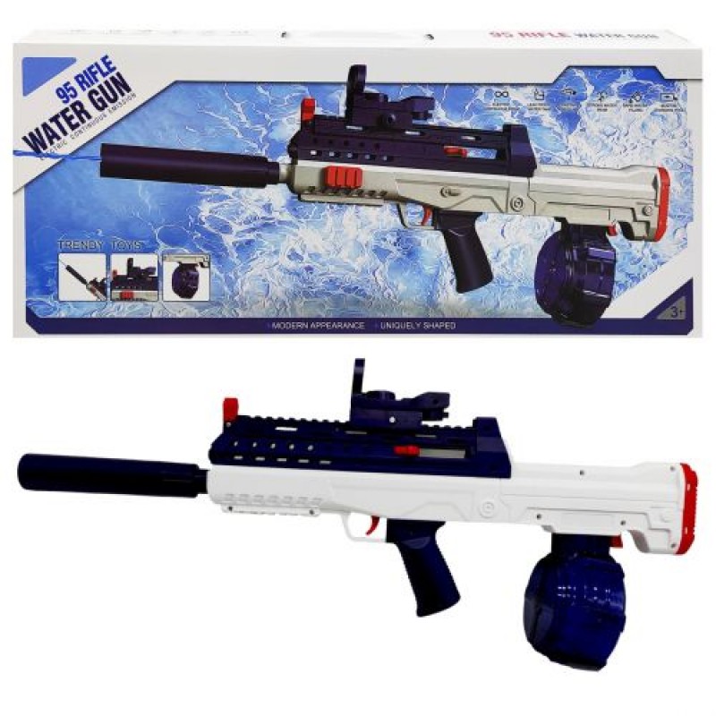 Водний автомат акумуляторний "95 rifle" (блакитний) Пластик Блакитний (236746)