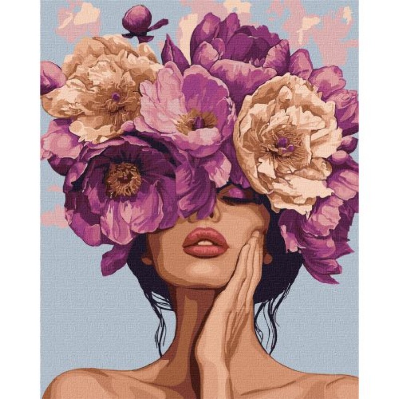 Картина по номерах "Квіткова мелодія" 40x50 см Комбінований Різнобарв'я (237087)