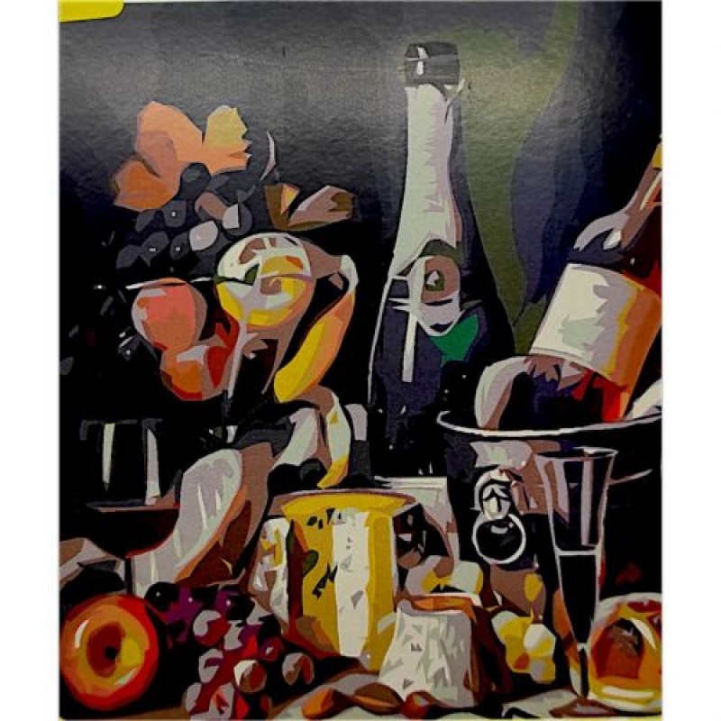 Картина по номерах "Вечеря гурмана" 40х50 см Комбінований Різнобарв'я (240420)