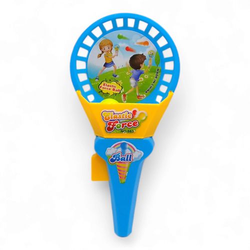 Іграшка пастка "Кетчбол" (1 ракетка, 3 мʼячики) Пластик Різнобарв'я (240455)