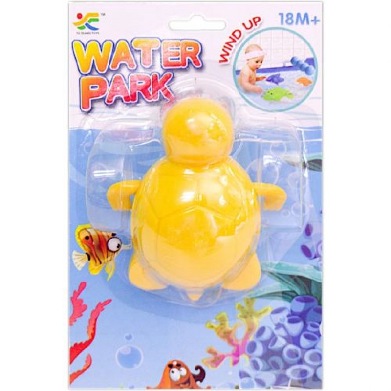 Заводна іграшка для води "Water Park: Черепаха" Пластик Різнобарв'я (241712)