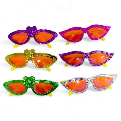 Дитячі сонцезахисні окуляри (мікс видів), 12 штук Пластик Різнобарв'я (241728)