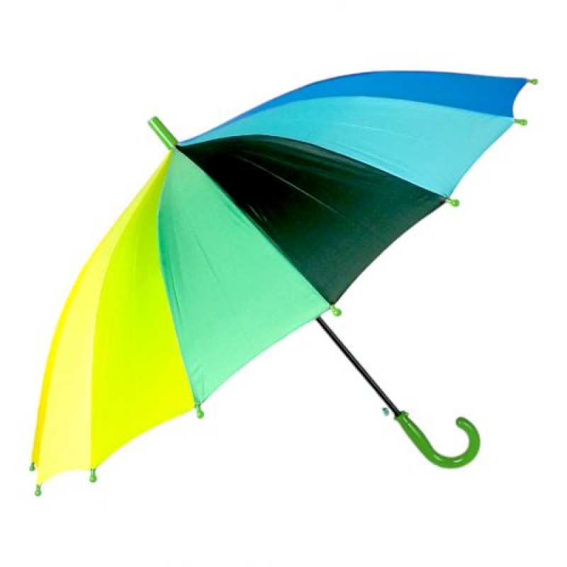 Дитяча парасолька Веселка довжина - 68 см, діаметр - 86 см зелена (243472)