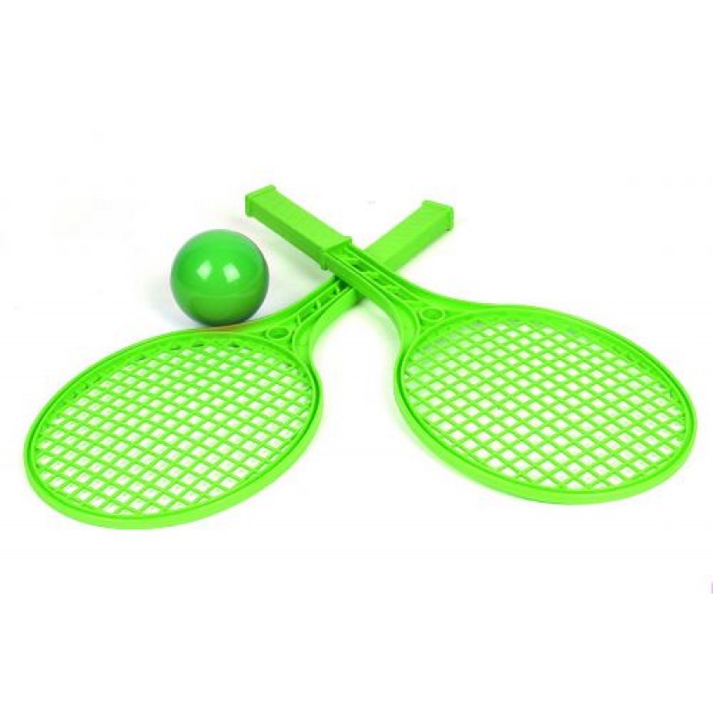 Дитячий набір для гри в теніс ТехноК (зелений) Пластик Зелений (37043)