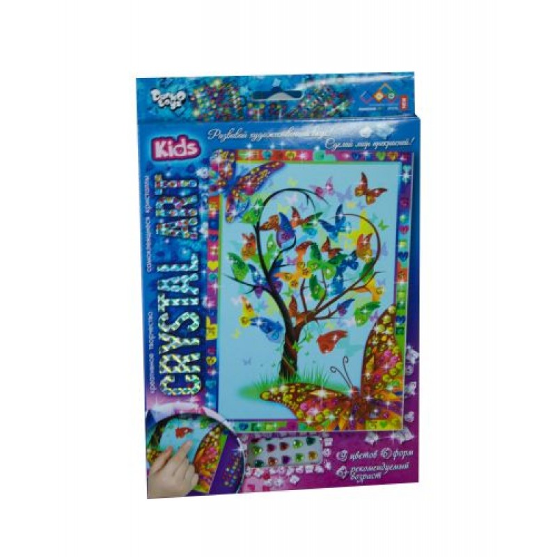 Набір креативної творчості "CRYSTAL ART KIDS: Дерево" Комбінований Різнобарв'я (45070)