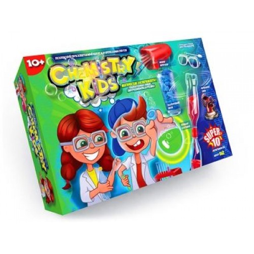 Великий набір для дослідів "Chemistry Kids" (рус) Комбінований Різнобарв'я (45101)