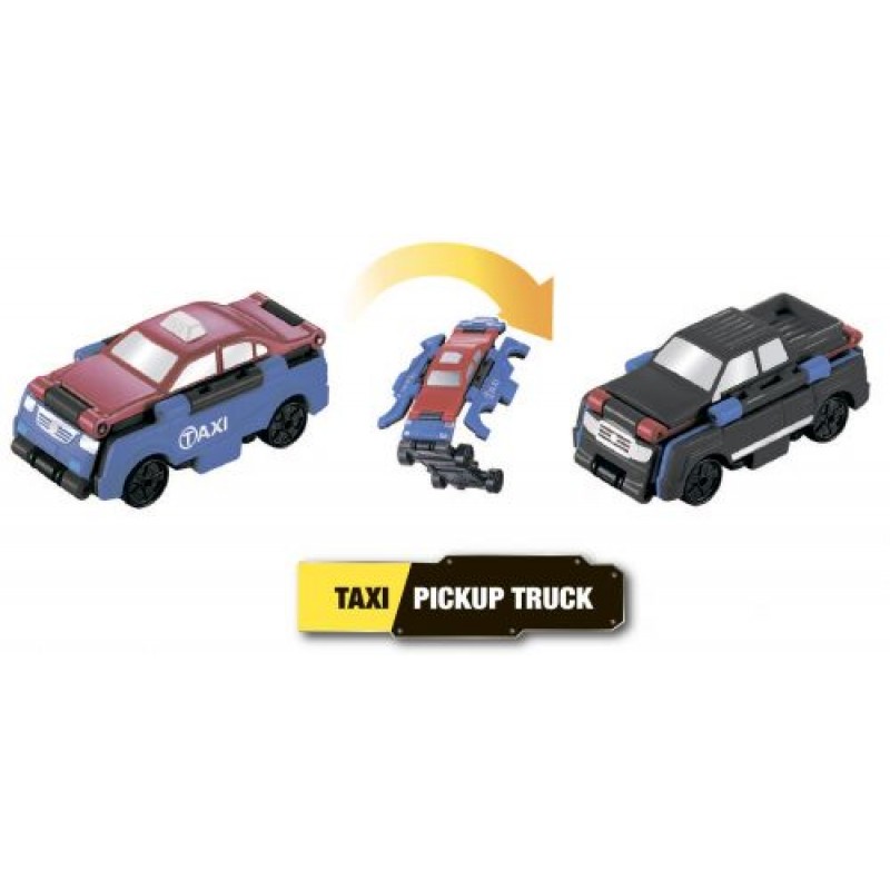 Машинка трансформер 2 в 1 "Trans Racers", такси и пикап YW463875-09