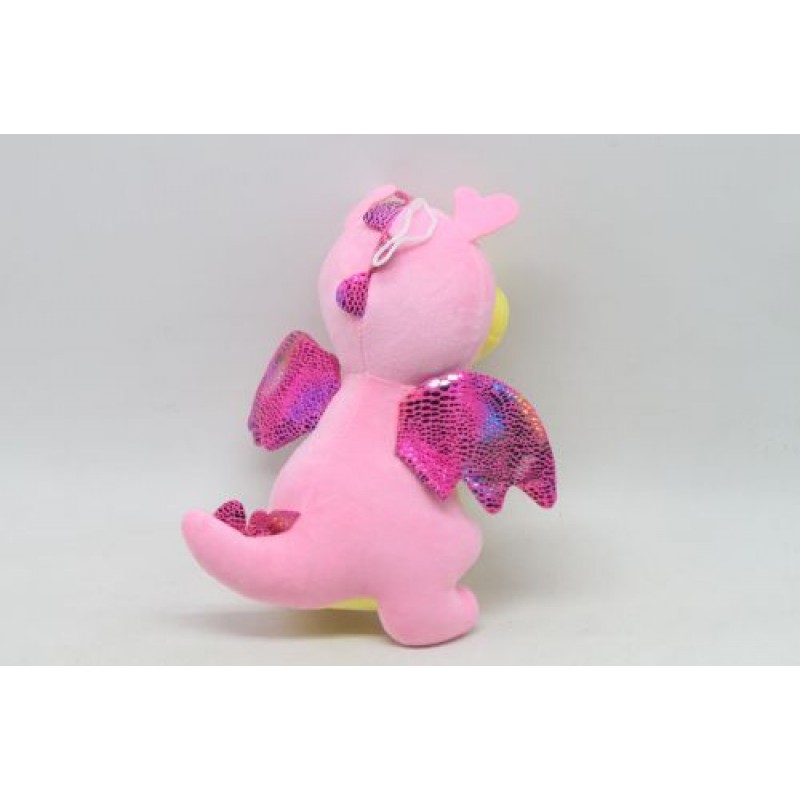 Мʼяка іграшка "Дракошка" (рожевий) Текстиль Рожевий (222684)