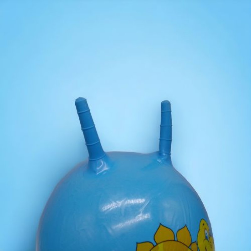 Мʼяч для фітнесу "Динозаврики" 45 см (блакитний) ПВХ Блакитний (235350)
