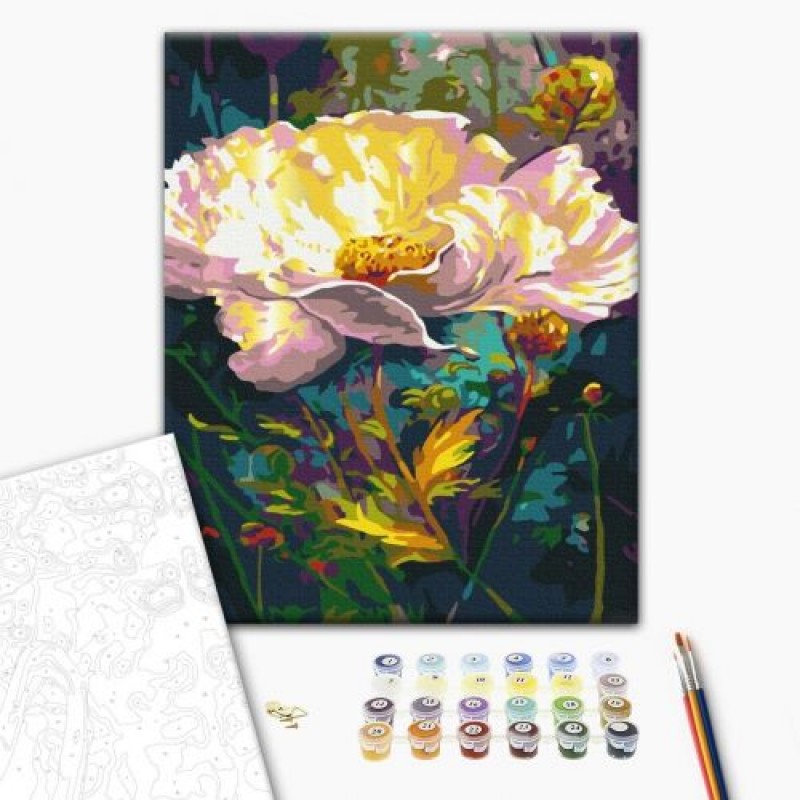Картина по номерах "Казкова квітка" 40x50 см Комбінований Різнобарв'я (239472)