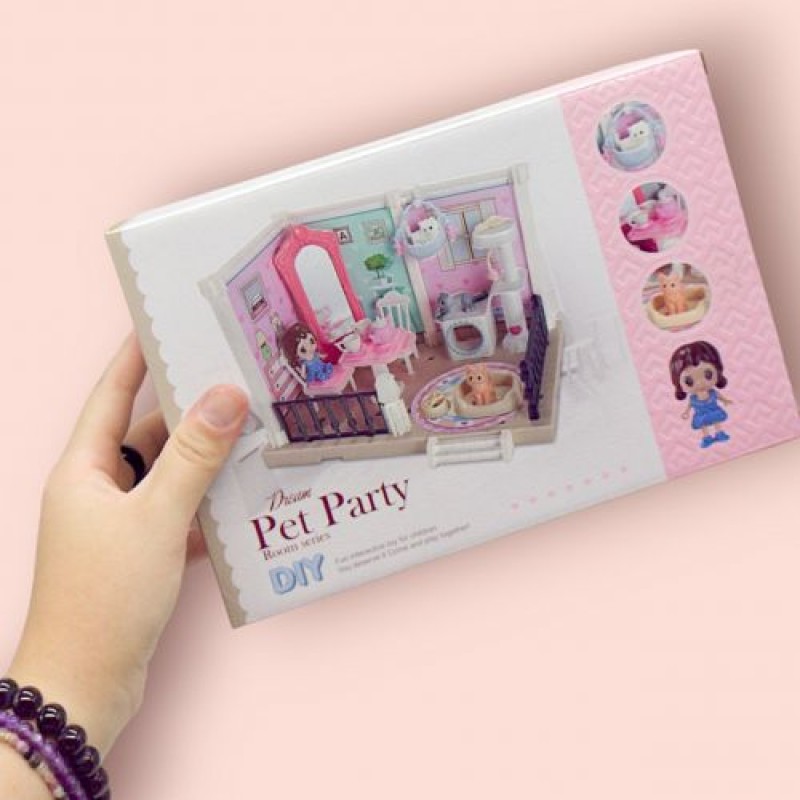 Ігровий набір "Dream Pet Party. Room series" Пластик Різнобарв'я (245618)