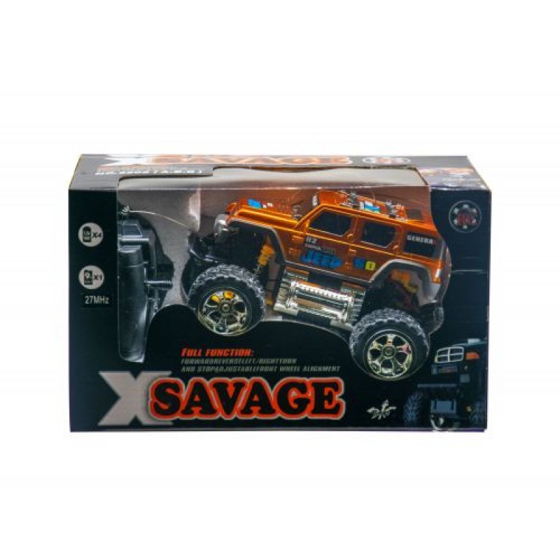 Машинка "Savage: Внедорожник" на радиоуправлении (бронзовая)