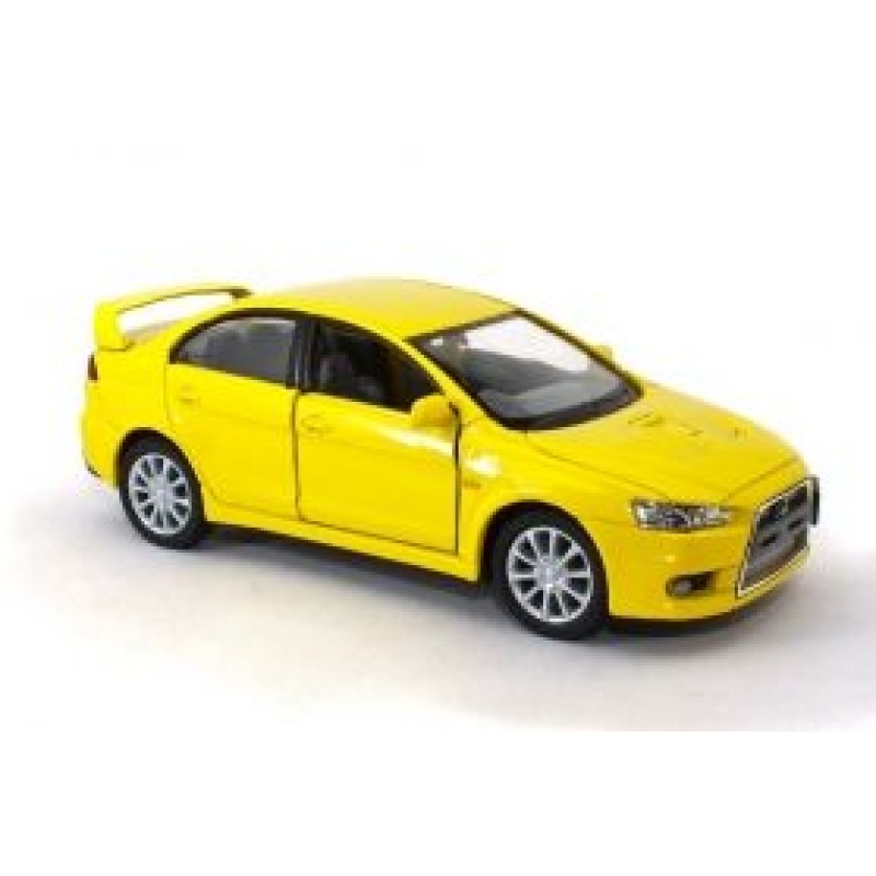 Машинка "Mitsubishi Lancer Evolution X" (жовта) Метал пластик Жовтий (115390)