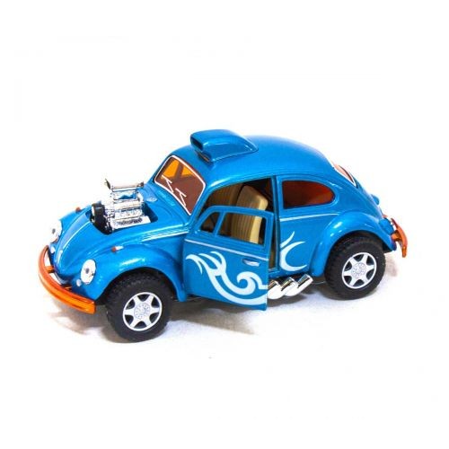 Машинка KINSMART "Volkswagen Beetle Custom-Dragracer" (голубая) KT5405W