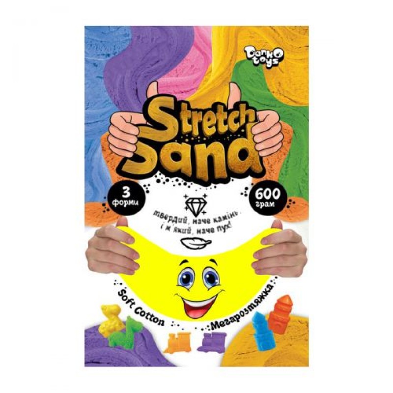 Креативна творчість Stretch Sand жовтий Комбінований Різнобарвний (132217)