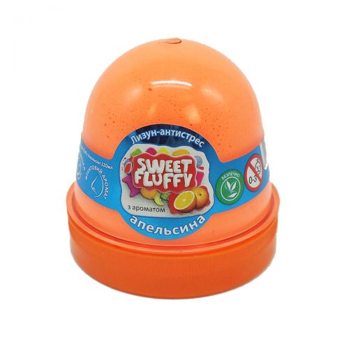 Лизун-антистресс "Sweet fluffy: Апельсин" 120 мл 80070