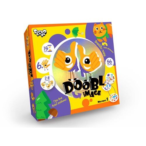 Настільна гра "Doobl image: Multibox 1" укр Комбінований Різнобарвний (138572)