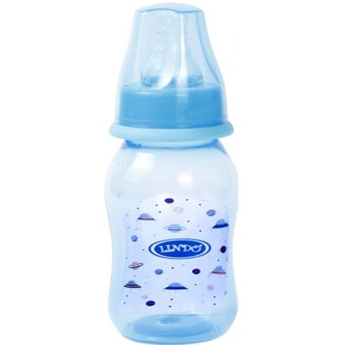 Пляшка для годування, 125 мл, 0 місяців, синій Комбінований Синій (140944)