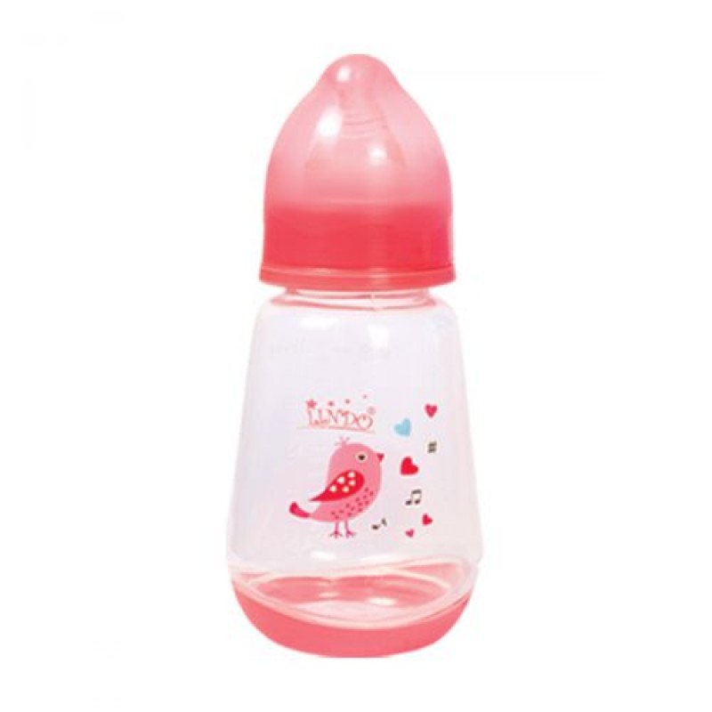 Пляшка для годування, 150 мл, 0 місяців, рожевий Комбінований Рожевий (140951)