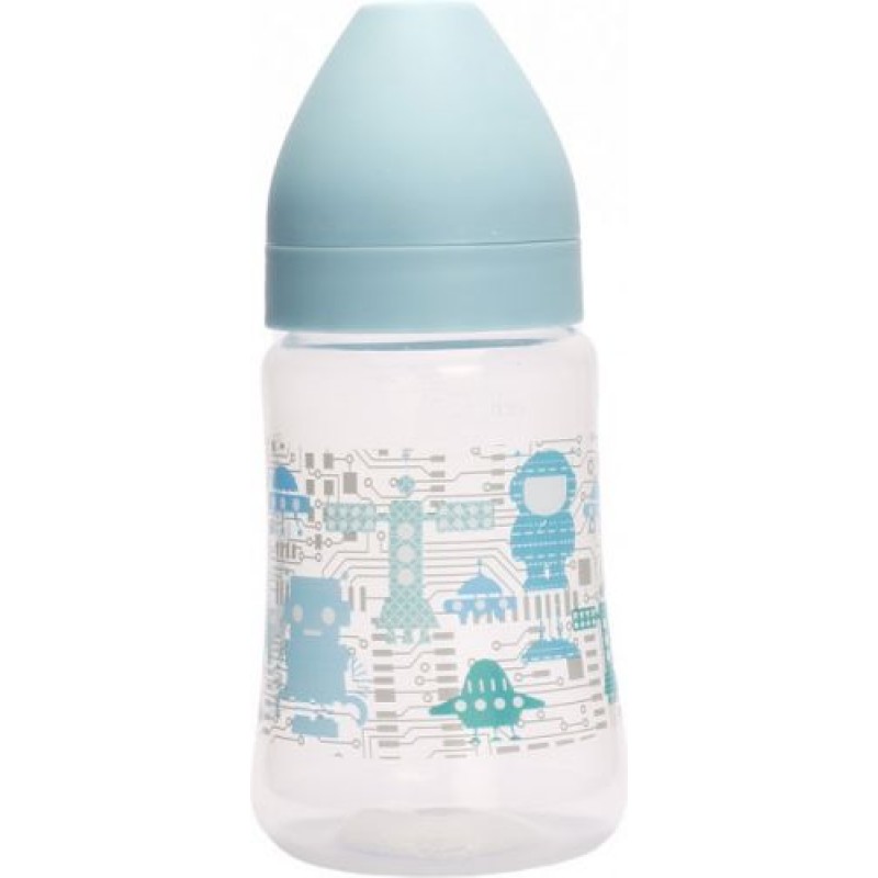 Бутылочка для кормления, 250 мл, 3 месяцев, голубой LI 159