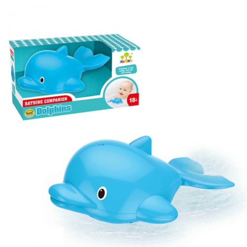 Іграшка для ванної "Дельфін" Пластик Блакитний (154016)
