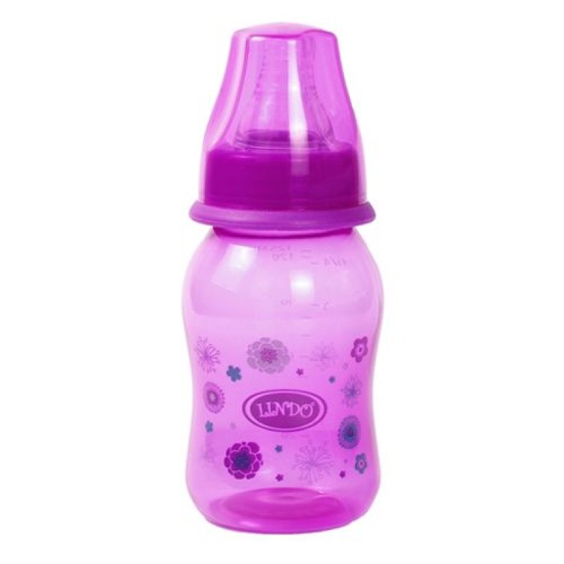 Пляшка для годування, 125 мл, 0 місяців, фіолетовий Комбінований Фіолетовий (156733)