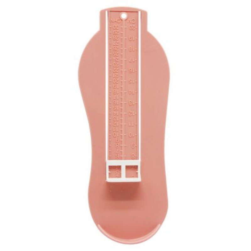 Лінійка для вимірювання стопи, рожевий Пластик Рожевий (194377)