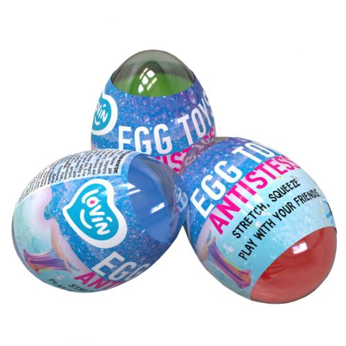 Іграшка-антистрес "Слайм у яйці" (мікс) Комбінований Різнобарв'я (205012)