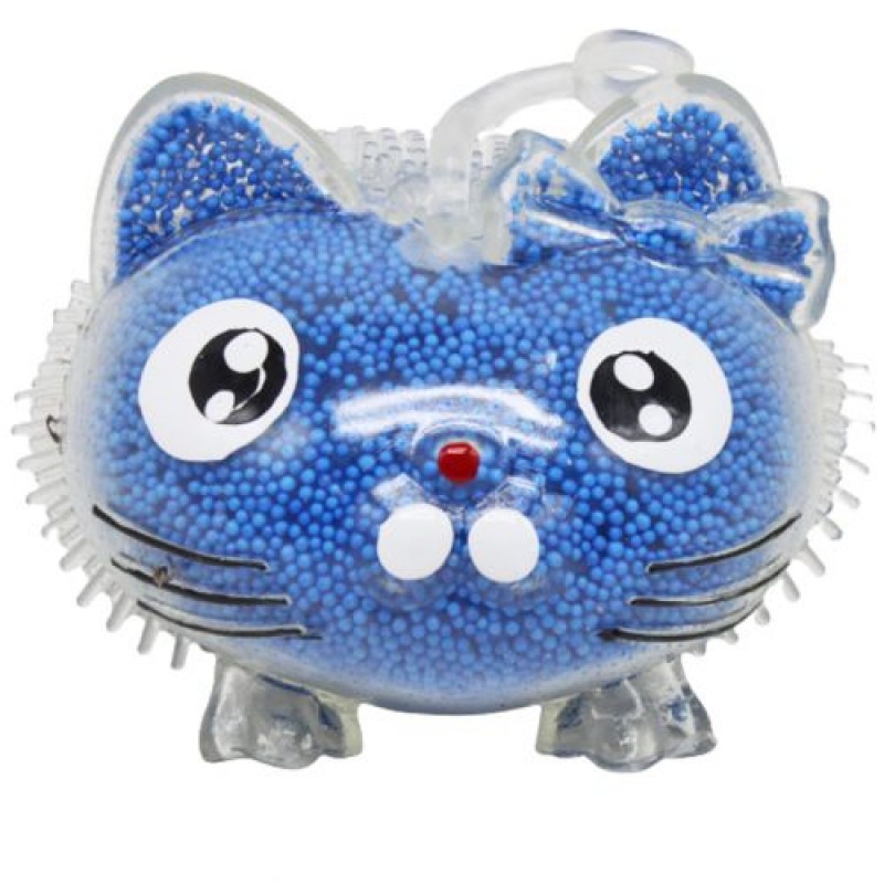 Антистрес іграшка зі світлом "Кітті" синя Комбінований Різнобарвний (206176)