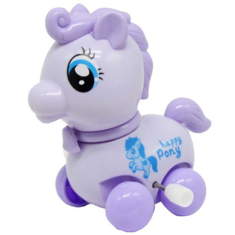 Заводна іграшка "Весела Поні", бузкова Пластик Бузковий (207167)