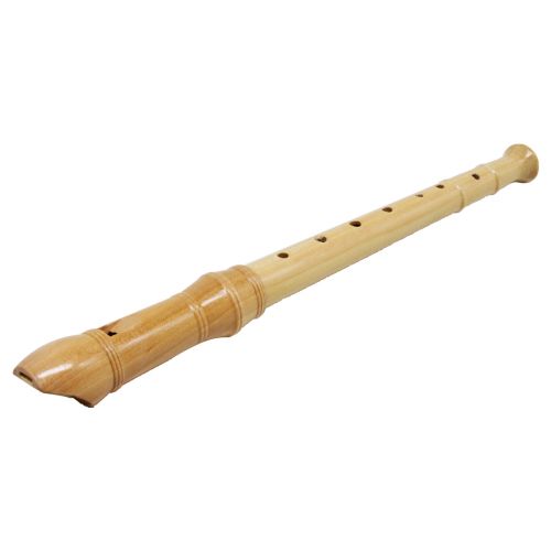 Деревʼяна флейта (32 см) Дерево Бежевий (209838)