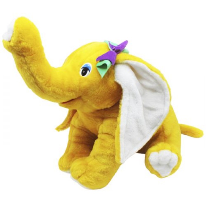 Мʼяка іграшка "Слоненя Дамбо", жовтий Текстиль Жовтий (209947)