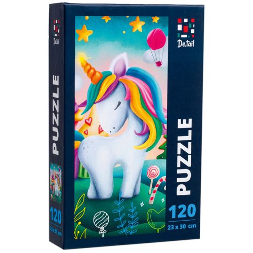 Пазли "Little cute unicorn", 120 елем. картон Різнобарв'я (210927)