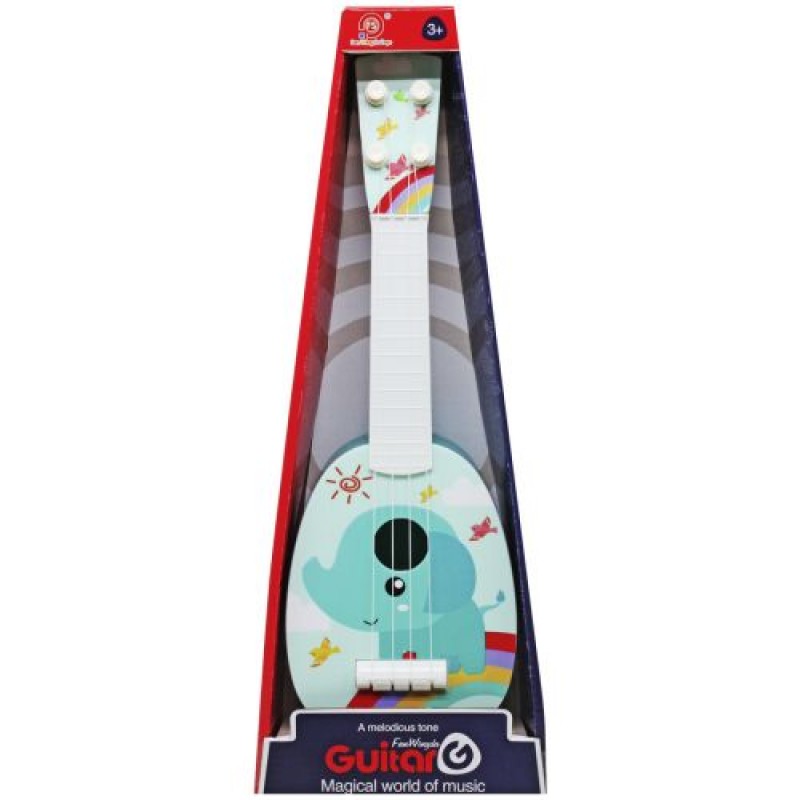 Гітара дитяча чотириструнна "Слоник" Пластик Блакитний (212597)
