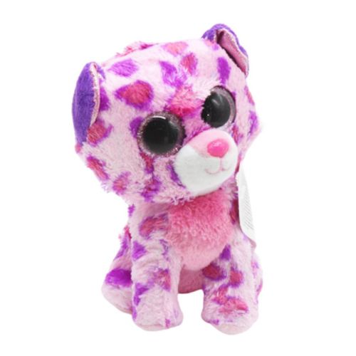 Уцінка. М'яка іграшка Глазастик "Леопард", рожевий - Відсутннє око (218071)