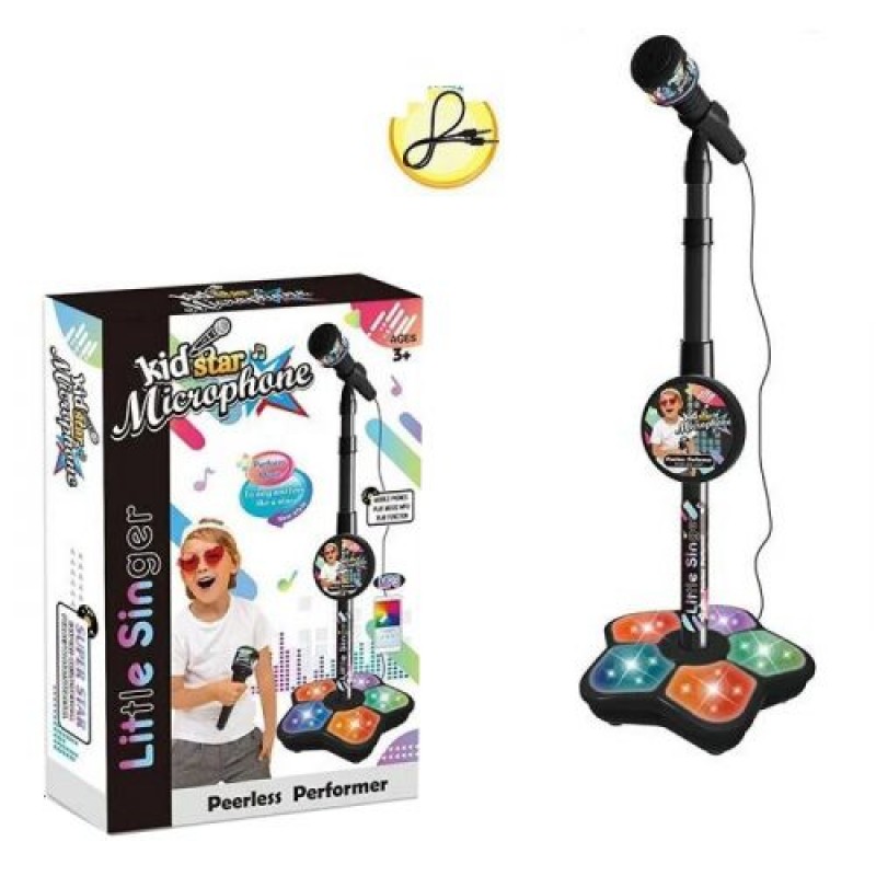 Мікрофон із стійкою "Kid Star Microphone" Пластик Різнобарв'я (218272)