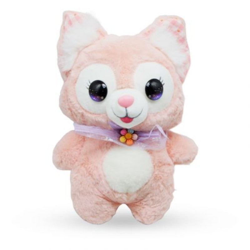 Мʼяка іграшка "Котик" 23 см, рожевий Комбінований Рожевий (219255)