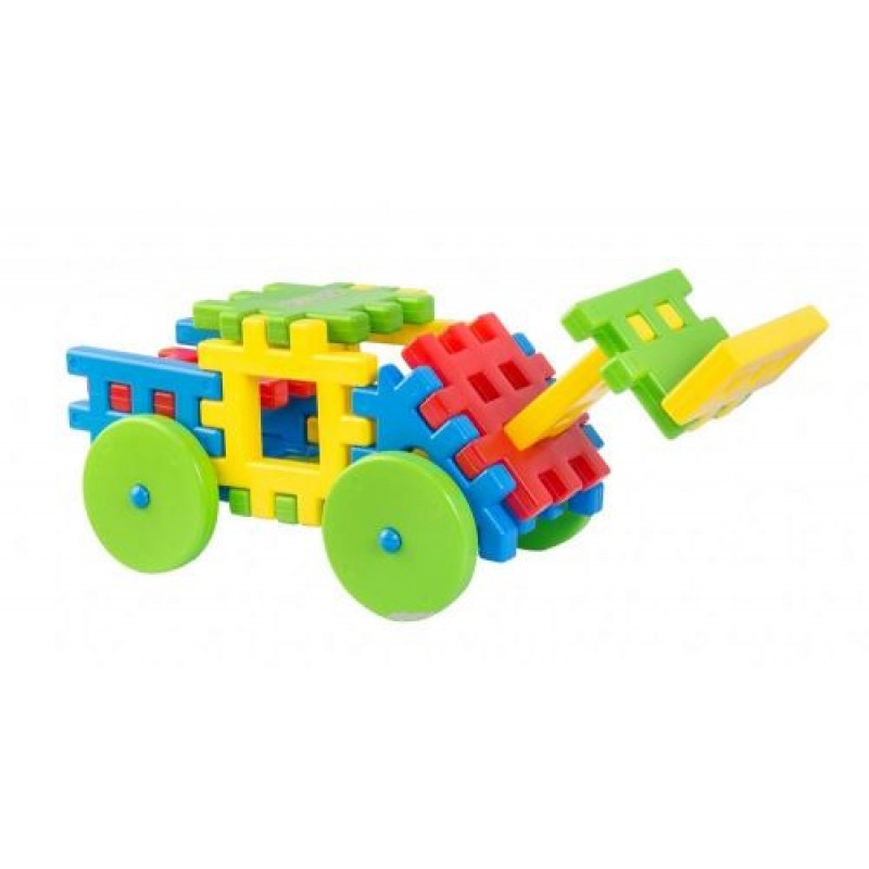 Іграшка-конструктор "Поеднайко" (25 елементів) Пластик Різнобарв'я (22116)