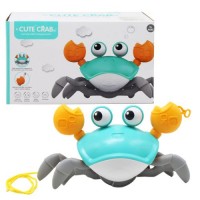 Заводна іграшка "Cute crab" (бірюзовий) Пластик Бірюзовий (223813)