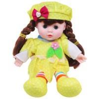 Мʼяка лялька "Lovely doll" (жовтий) Комбінований Жовтий (224455)