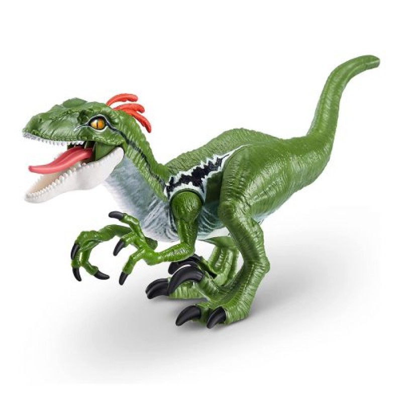 Інтерактивна іграшка "Dino Action: Раптор" Пластик Зелений (225552)