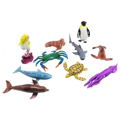 Набір фігурок "Морський світ" (10 елем) Пластик Різнобарв'я (225920)